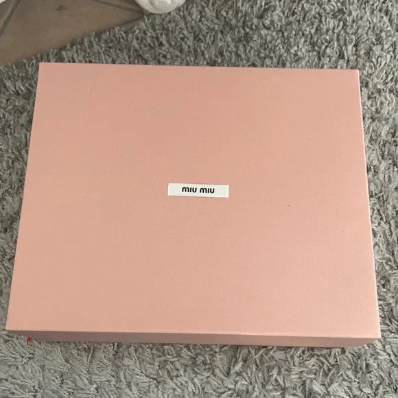 Miu Miu | Accessories | Miu Miu Shoe Box Only | Poshmark